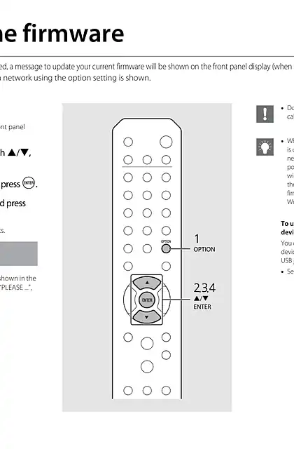 yamaha雅马哈CD-NT670 _ CD-NT670D firmware update installation manual